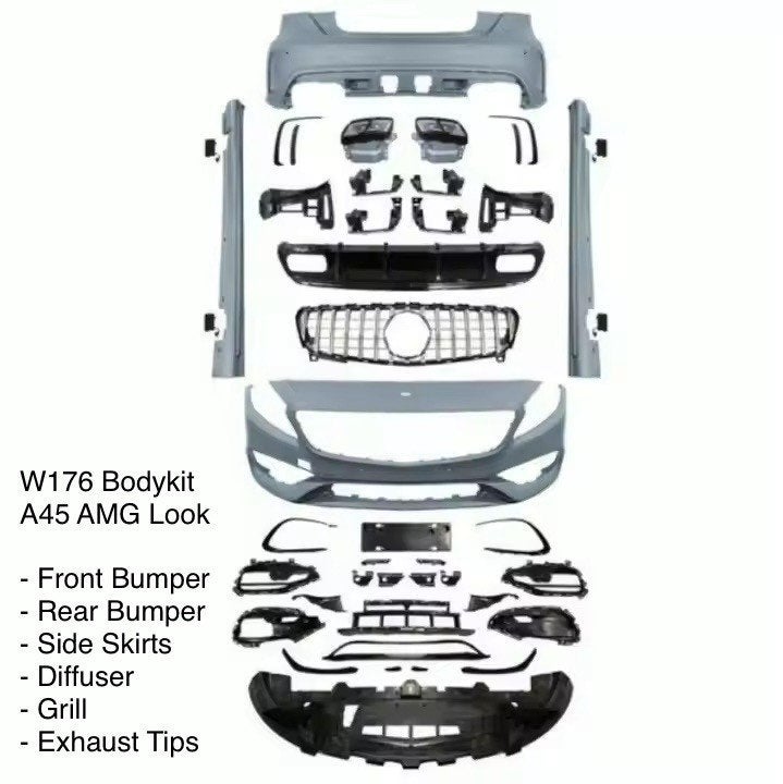 PARTIJOPRUIMING – MERCEDES W176 A45 AMG LOOK BODYKIT, Ophalen