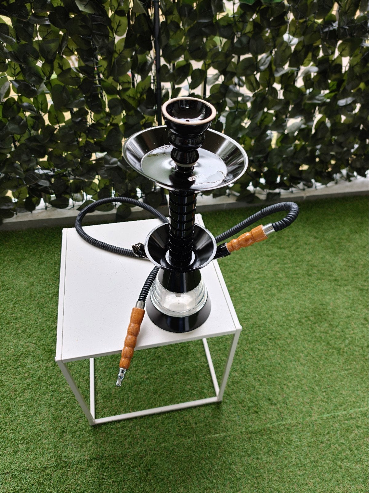 Zwarte waterpijp / shisha -  nieuw, Ophalen of Verzenden, Nieuw, (Water)pijp