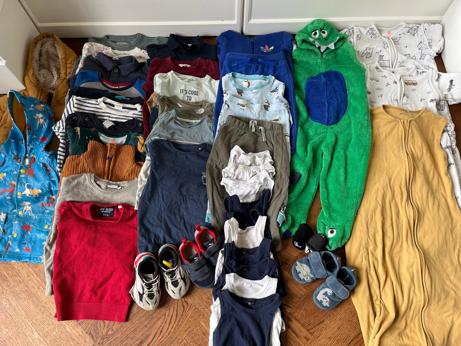 Kledingpakket maat 92/98 herfst/winter (41 stuks), Ophalen, Gebruikt, Maat 92