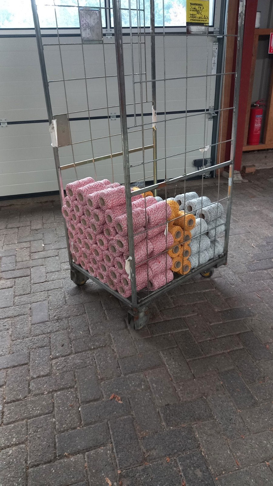 Verschillende rollen schrikdraad 2mm 200m