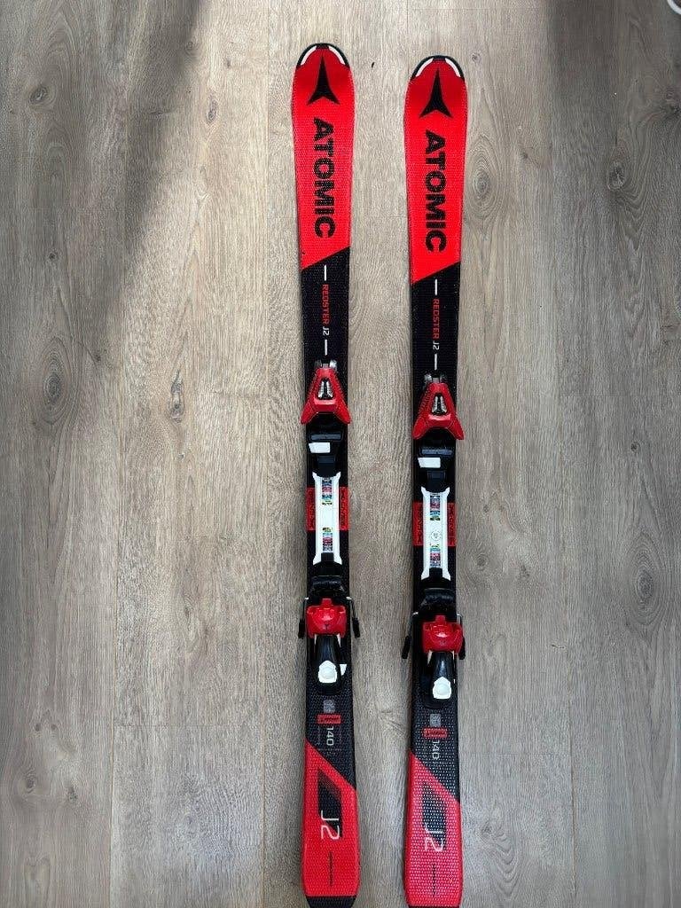 Atomic Redster J2 kinder ski’s maat 140, Gebruikt, 100 tot 140 cm, Ophalen of Verzenden, Carve