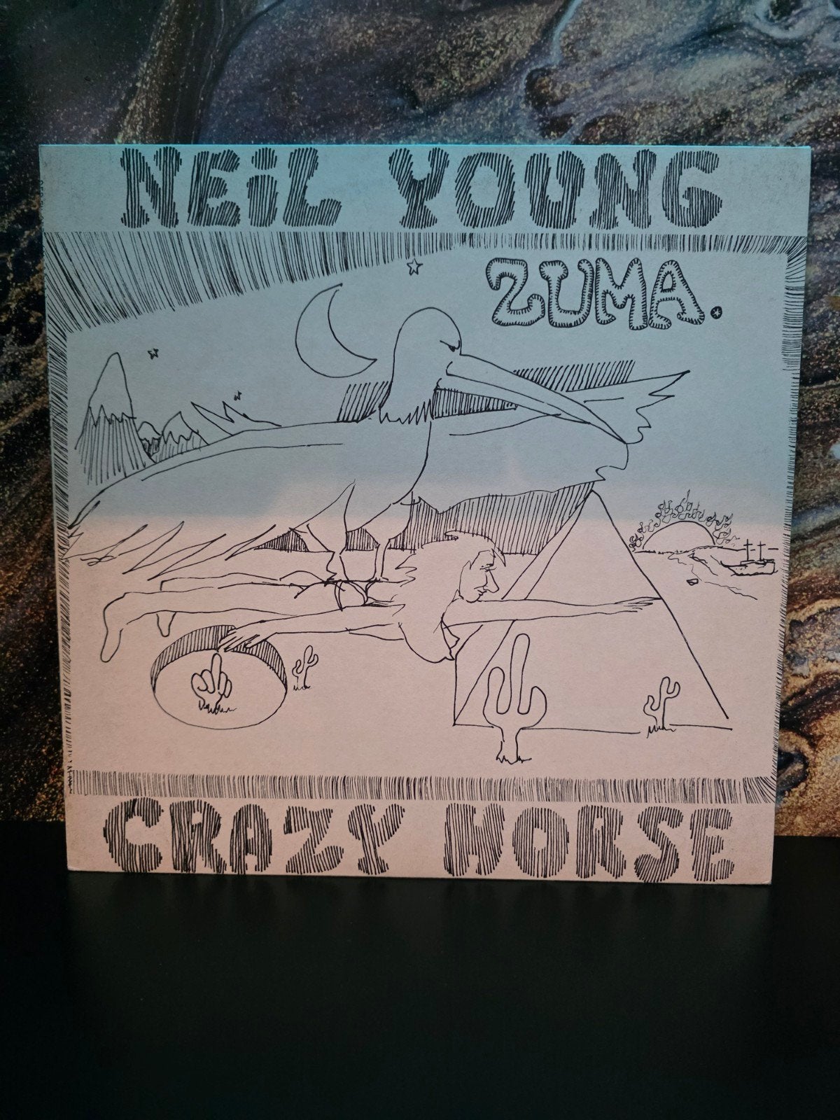 Neil Young - Zuma LP (1975) - Classic Rock Vinyl, LP, Gebruikt, Inclusief insert, Ophalen of Verzenden