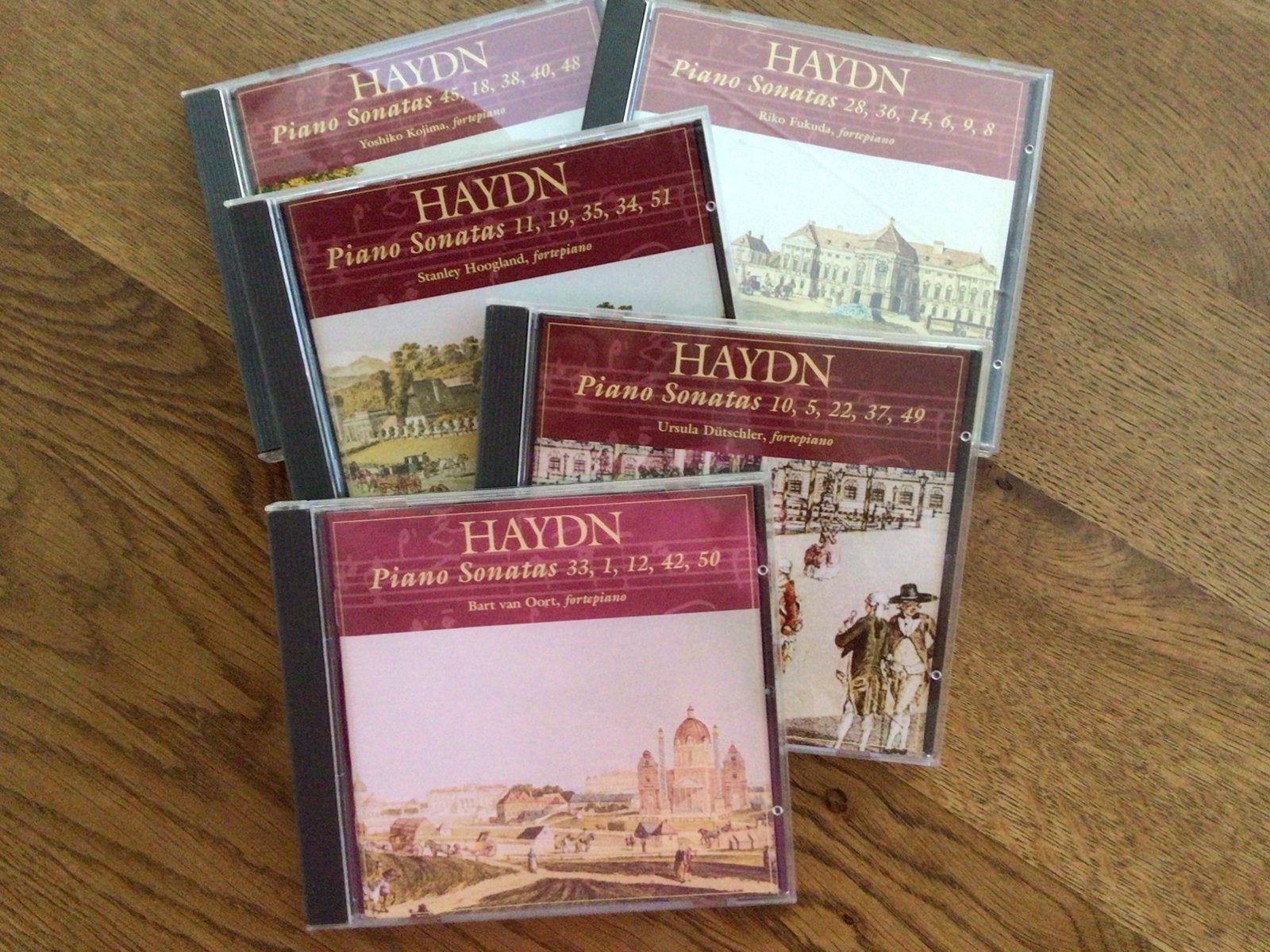 Haydn pianosonates 5 stuks, Haydn, Ophalen of Verzenden, Zo goed als nieuw, Classicisme