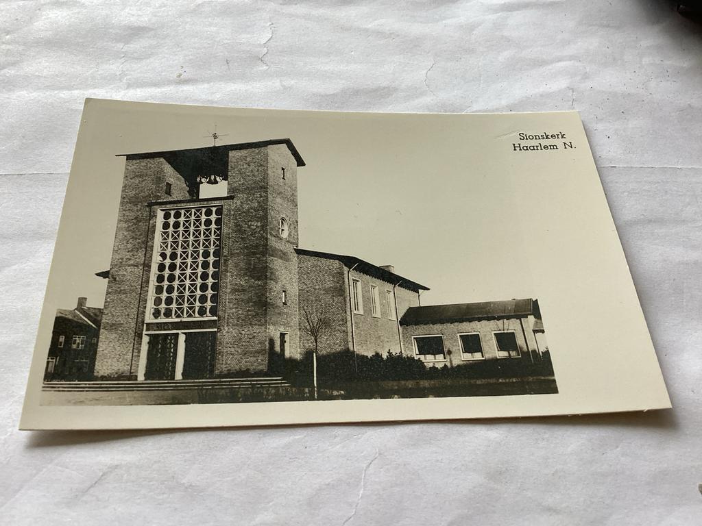 Sionskerk Haarlem N., Ophalen of Verzenden, 1940 tot 1960, Ongelopen, Noord-Holland