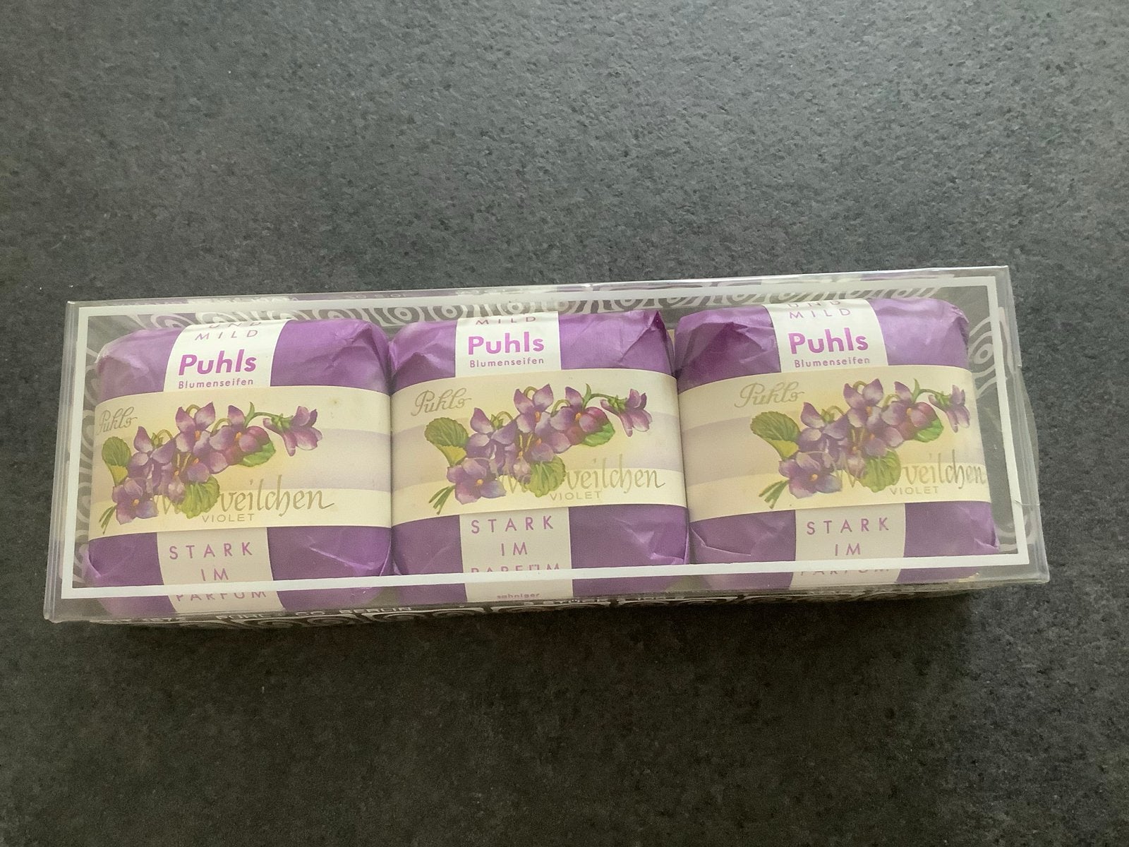 Puhls Bloemzeepjes Viooltjes - 3 stuks, Ophalen of Verzenden, Nieuw
