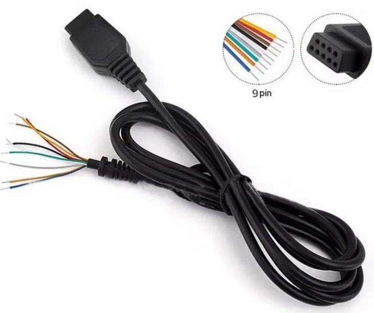 DB9 Kabel voor Sega, Commodore 64/128, Amiga, Atari, Nieuw, Mobiel, Overige typen, Overige merken