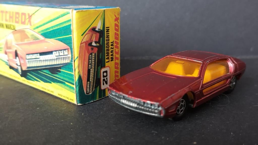 Lamborghini Marzal 1:64 Lesney Matchbox Superfast Pol, Gebruikt, Verzenden, ., Lesney Matchbox