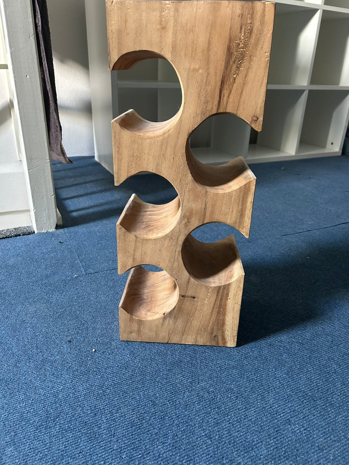 Houten wijnrek, Ophalen, Zo goed als nieuw, Hout