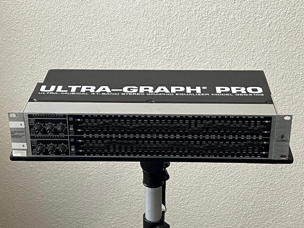 Behringer GEQ 3102 Ultra Graph Pro, Ophalen, Gebruikt