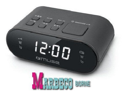 Wekkerradio, Klokradio, FM radio, Wekker, Digitale klok, Digitaal, Muse, Nieuw, Info@marbeco.nl