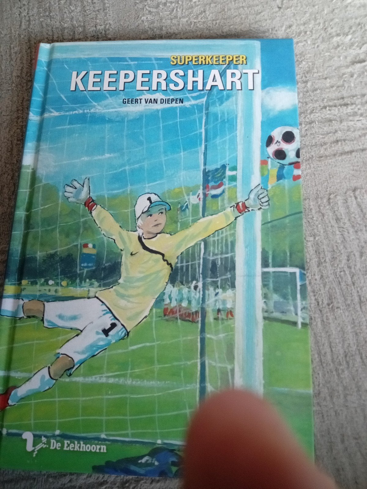 Superkeeper Keepershart - Geert van Diepen (De Eekhoorn), Ophalen