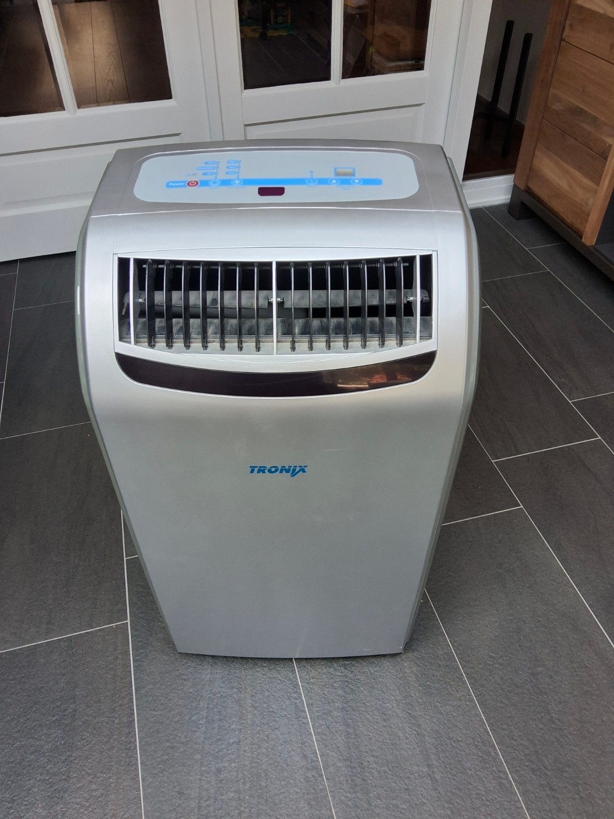 mobiele airco met afstandsbediening en afvoerslang, Witgoed en Apparatuur, Airco's, Ophalen, 3 snelheden of meer, Zo goed als nieuw