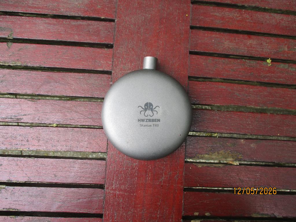 Titanium Heupflesje van 170 ML. Opbrengst naar een goed doel, Ophalen of Verzenden, Zo goed als nieuw