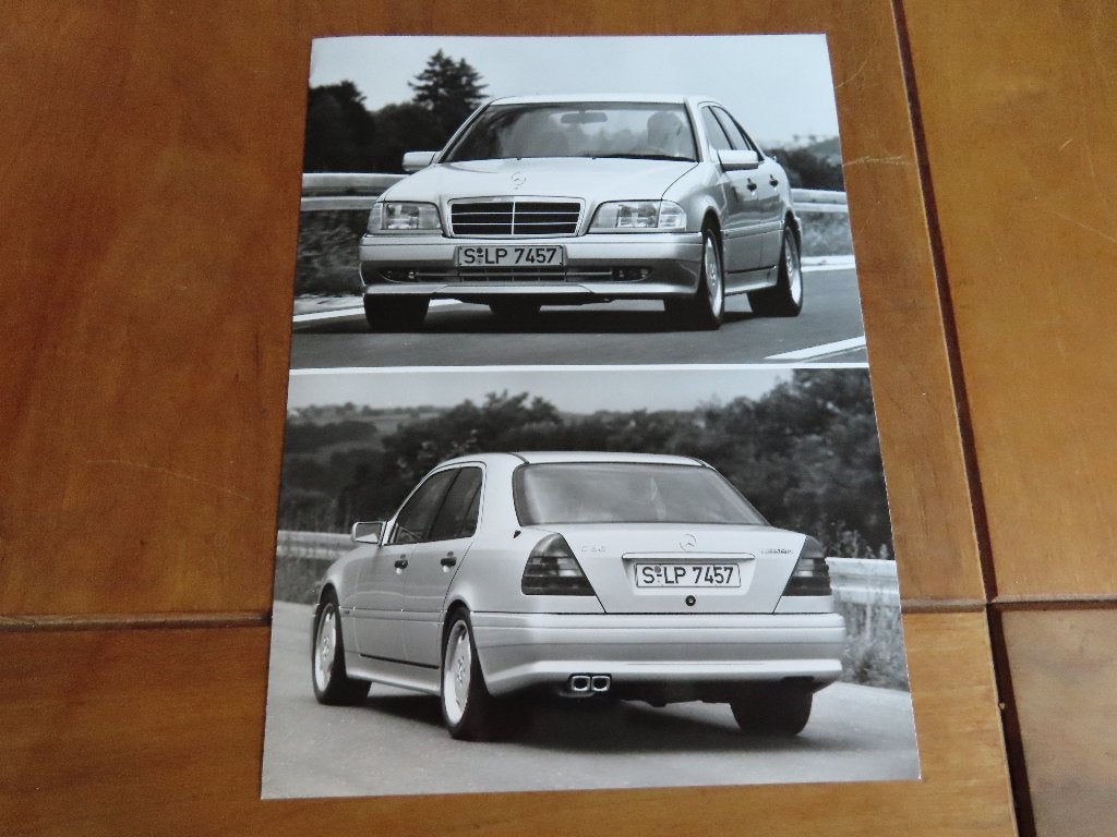 originele persfoto Mercedes-Benz C 36 AMG W202 1993, Zo goed als nieuw, Mercedes-Benz, Mercedes, Ophalen of Verzenden