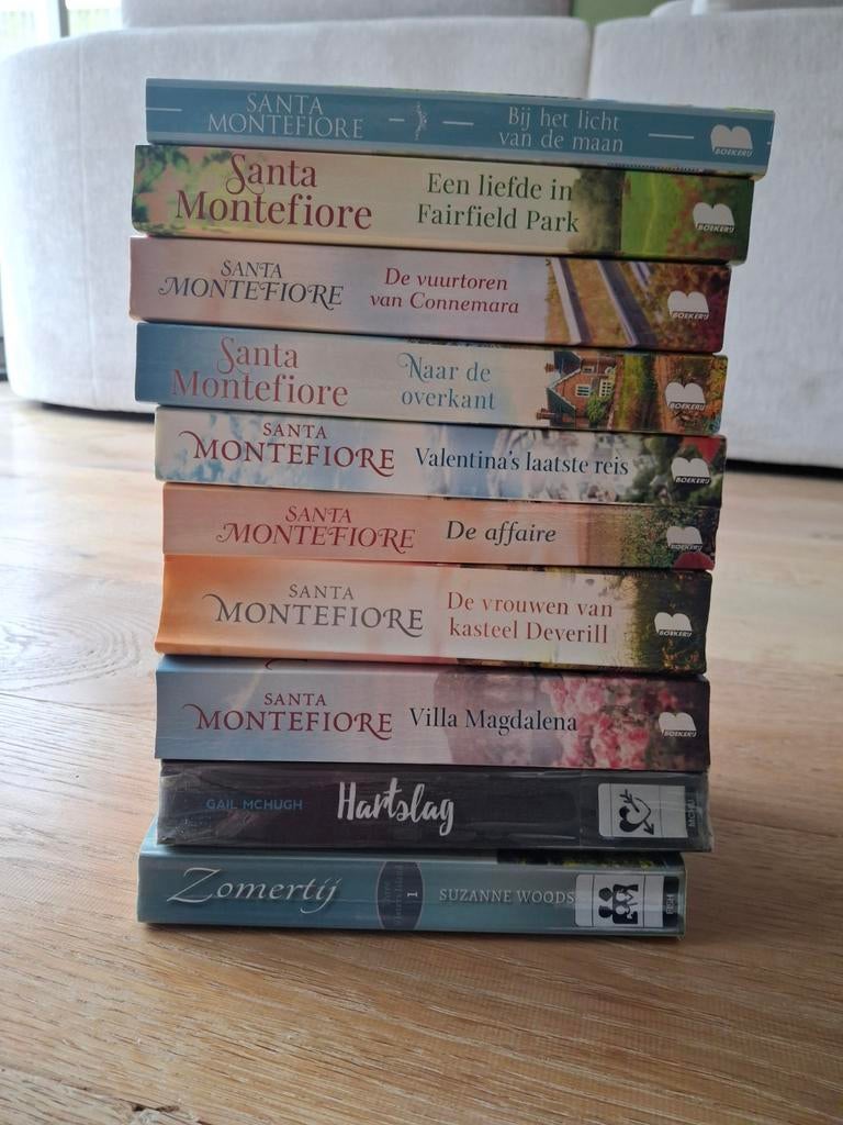 Santa Montefiore Boeken Collectie (10 stuks), Boeken, Romans, Ophalen, Gelezen, Santa Montefiore, Nederland