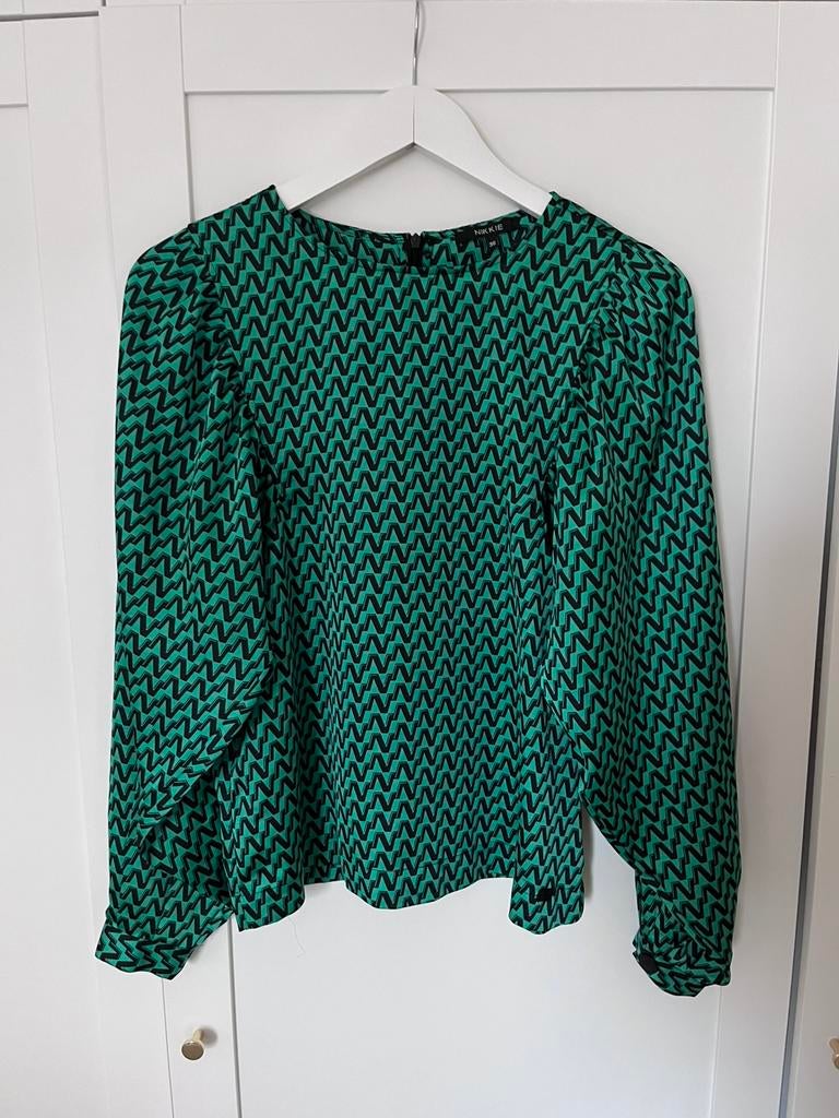 Nikkie blouse, Verzenden, Zo goed als nieuw, Maat 36 (S), Groen