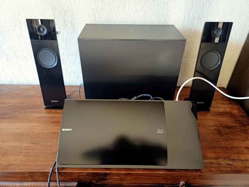 Sony HBD-NF620 Blu-ray Disc DVD Receiver BDV-NF620, Ophalen, Blu-ray-speler, 70 watt of meer, Sony