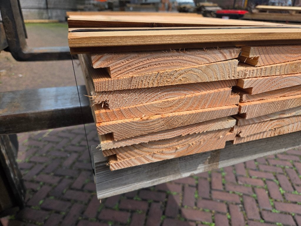 10.8 m2 Douglas Zweeds rabat - nr: TP147, Ophalen, Nieuw, Minder dan 180 cm, Planken