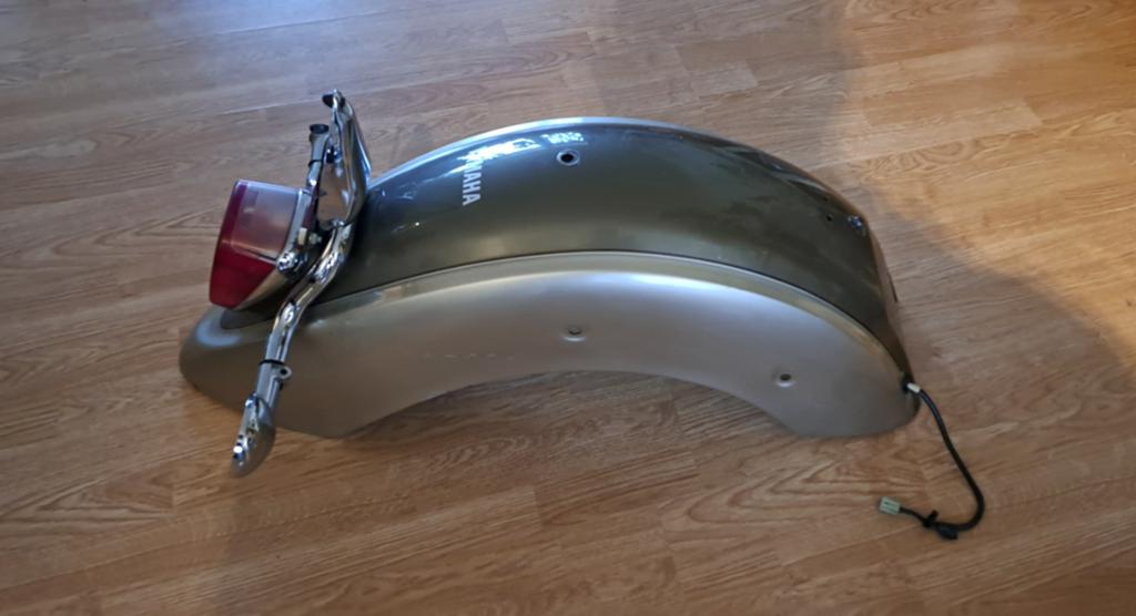 Achterspatbord Yamaha Dragstar 1100 met achterlicht, Motoren, Ophalen of Verzenden, Gebruikt