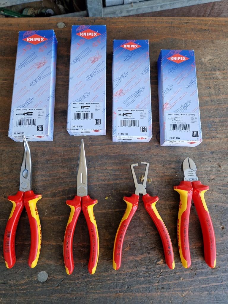 Knipex VDE tangen, Doe-het-zelf en Verbouw, Gereedschap | Handgereedschap, Ophalen of Verzenden, Nieuw