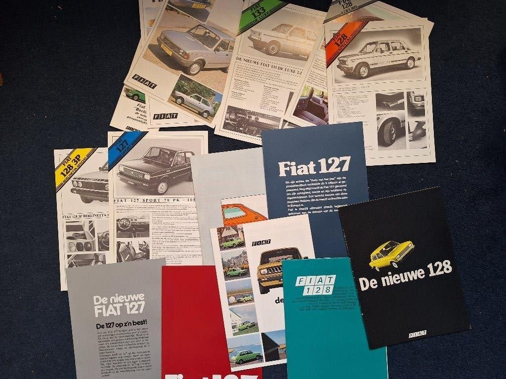 Partij FIAT brochures/leaflets  20stuk, Verzenden, Gelezen, Overige merken