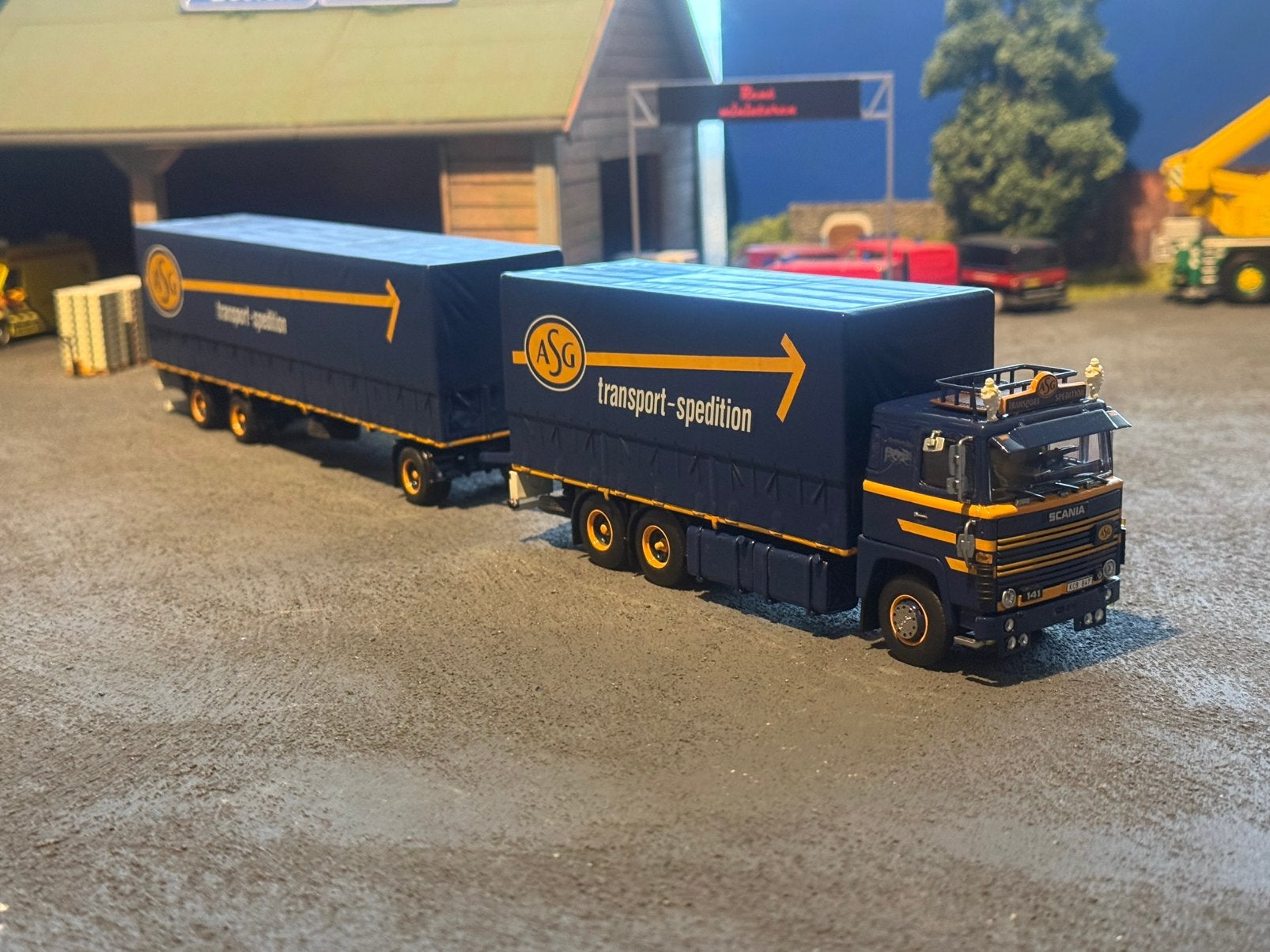 Tekno asg scania 141, Tekno, Nieuw, Tekno, Bus of Vrachtwagen