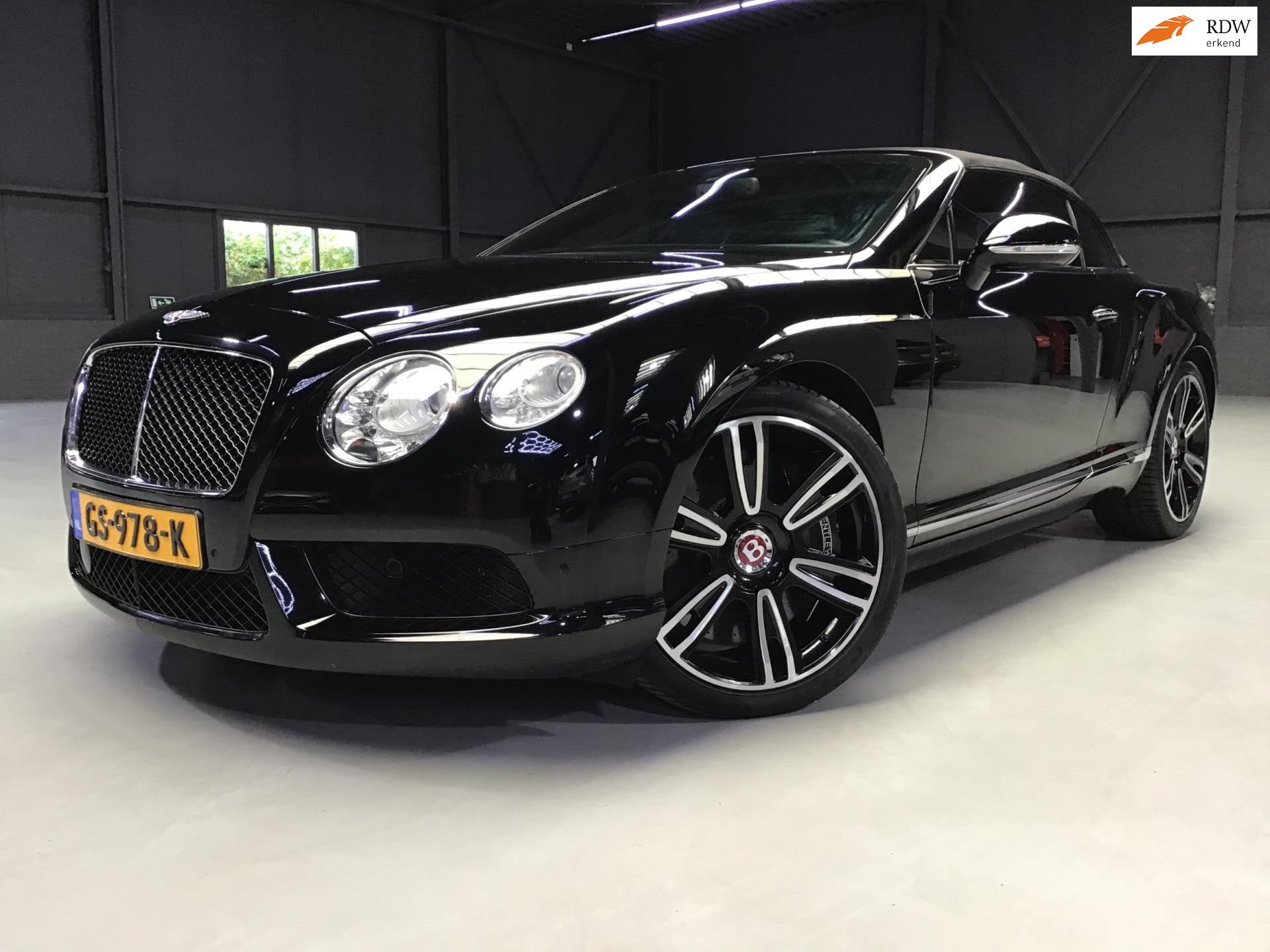 Bentley Continental GTC 4.0 V8 I Naim I Stoelmassage + verwa, Auto's, Euro 5, Gebruikt, Cabriolet, Zwart