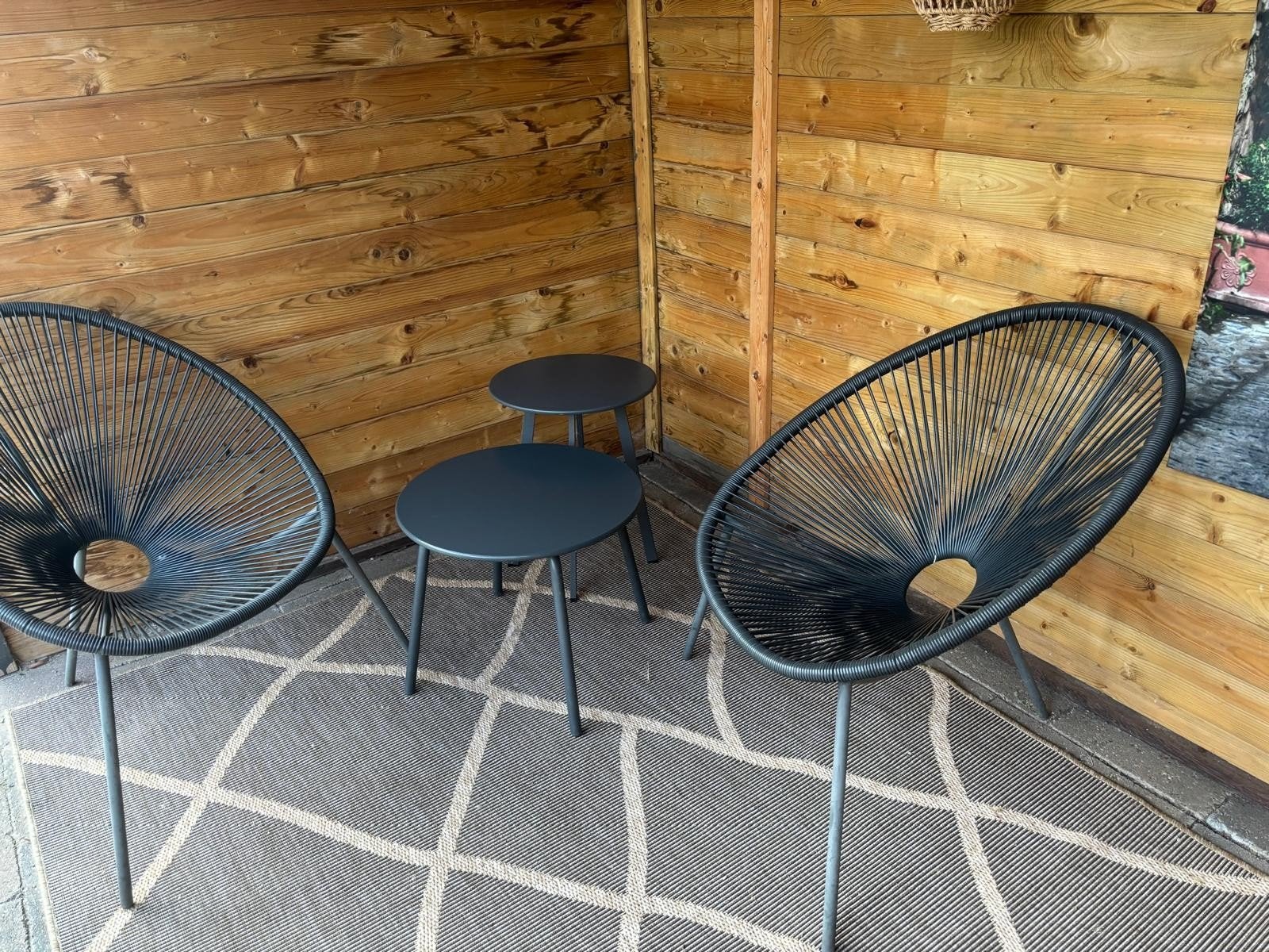 Tuinset, Tuin en Terras, Tuinstoelen, Ophalen, Gebruikt, Kunststof