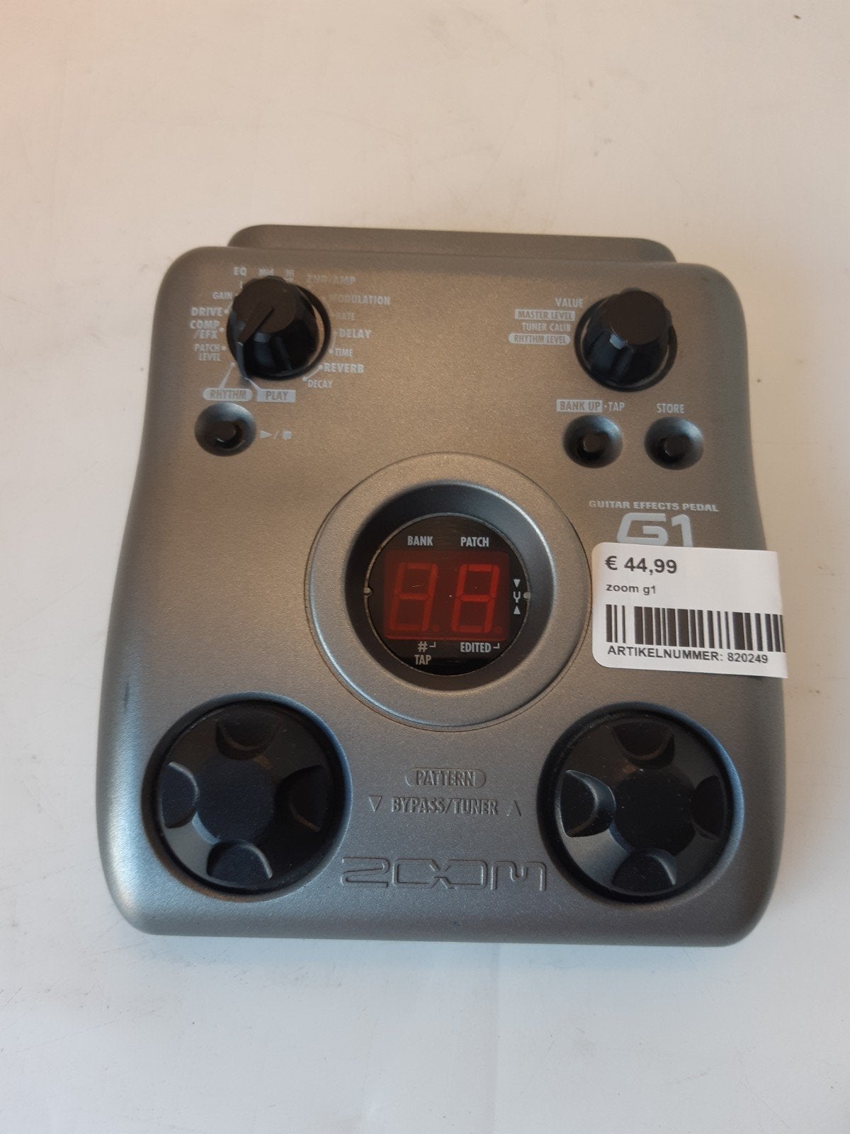 Zoom G1 Guitar Effects Pedaal - Zo goed als nieuw, Zoom Corporation, Delay of Echo, Ophalen of Verzenden, Zo goed als nieuw