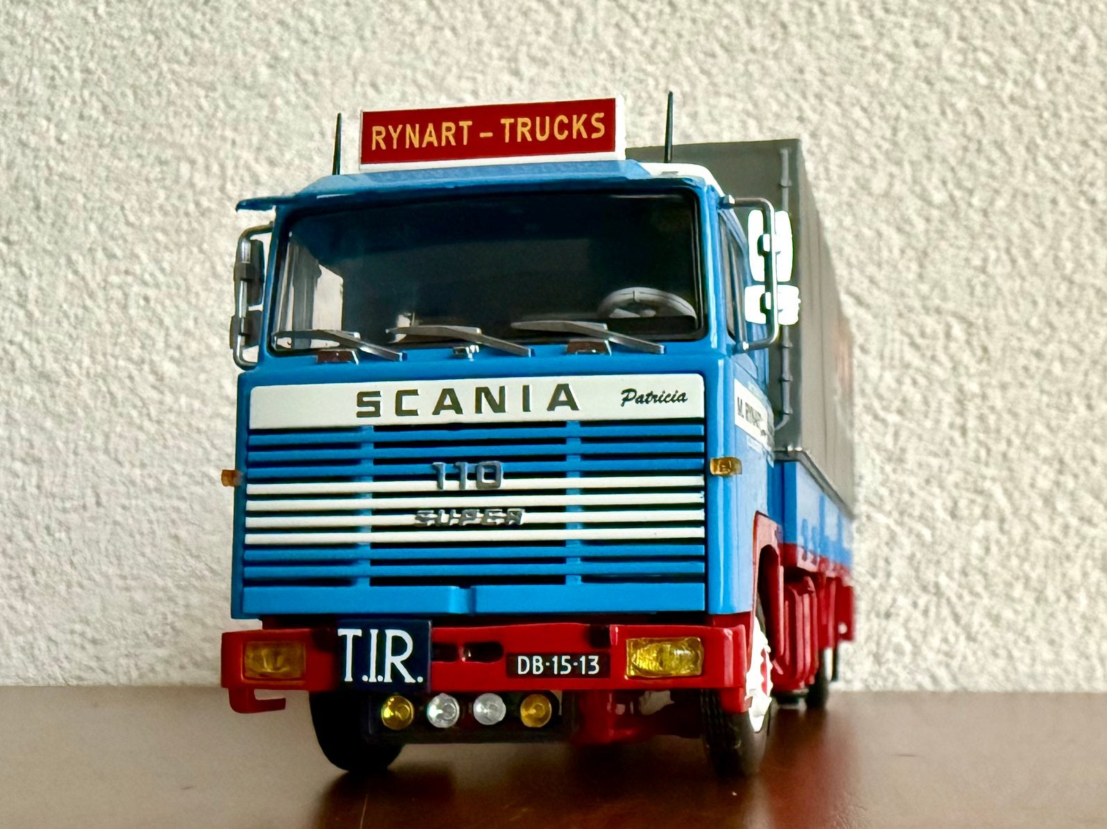 Tekno Rynart Trucks Scania 110 SUPER, certif nr 114 / 350, Ophalen of Verzenden, Zo goed als nieuw, Bus of Vrachtwagen, Tekno