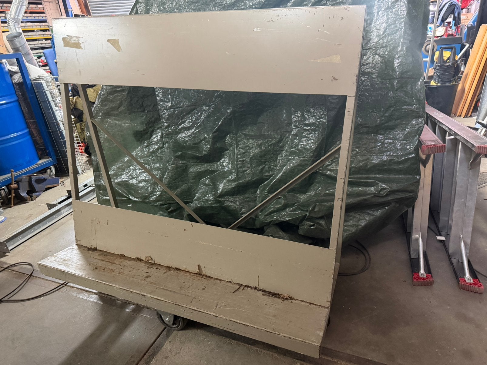 Platenwagen, Ophalen, Gebruikt