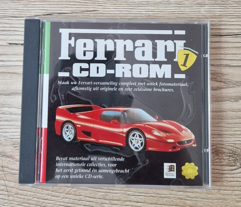 Ferrari-cd-rom deel 1, Alle leeftijden, Ophalen, Zo goed als nieuw, Overige genres