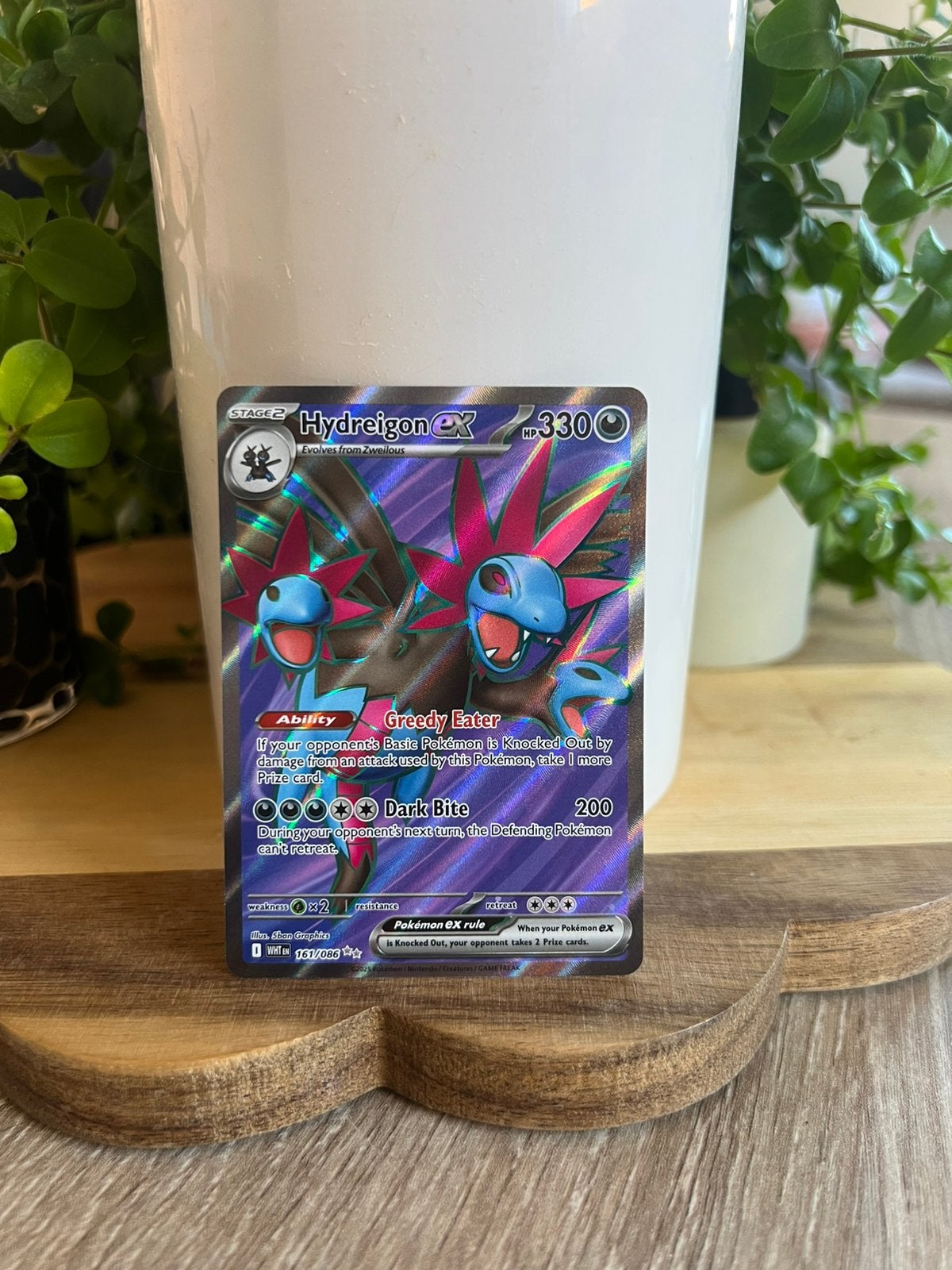 Hydreigon ex 161/086 Pokémon White Flare, Ophalen of Verzenden, Nieuw, Losse kaart, Foil