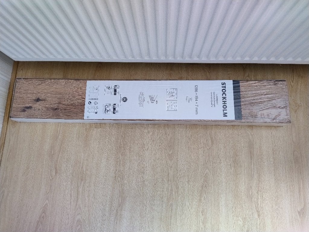 laminaat nieuw pak 2.494 m2 stockholm antiek eiken 10 plank, Ophalen, 50 tot 150 cm, Nieuw, Minder dan 5 m²
