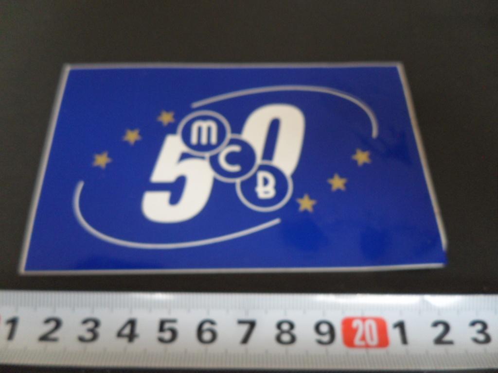 sticker EHV Eindhoven Valkenswaard MCB 50 jaar, Ophalen, Zo goed als nieuw