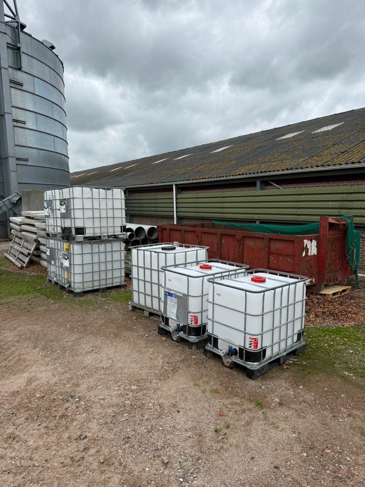 Ibc 1000 & 600 liter, 150 liter of meer, Ophalen of Verzenden, Zo goed als nieuw