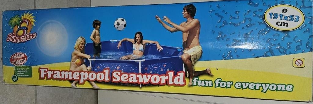 Summertime Framepool Seaworld opzetbad, Kinderen en Baby's, Speelgoed | Buiten | Zandbakken, Ophalen, Gebruikt