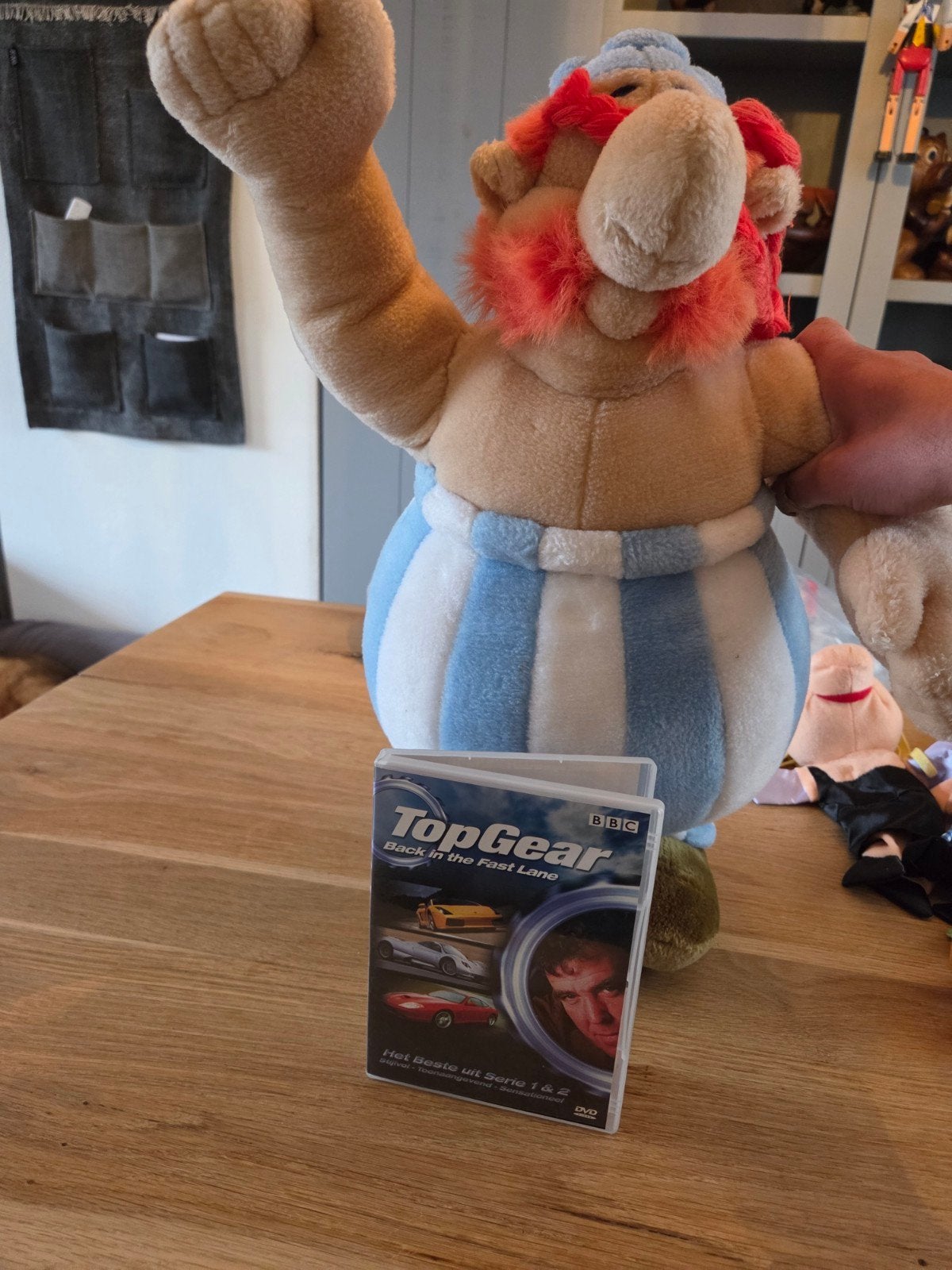 grote obelix knuffel van asterix en obelix, Ophalen of Verzenden, Zo goed als nieuw, Overige typen