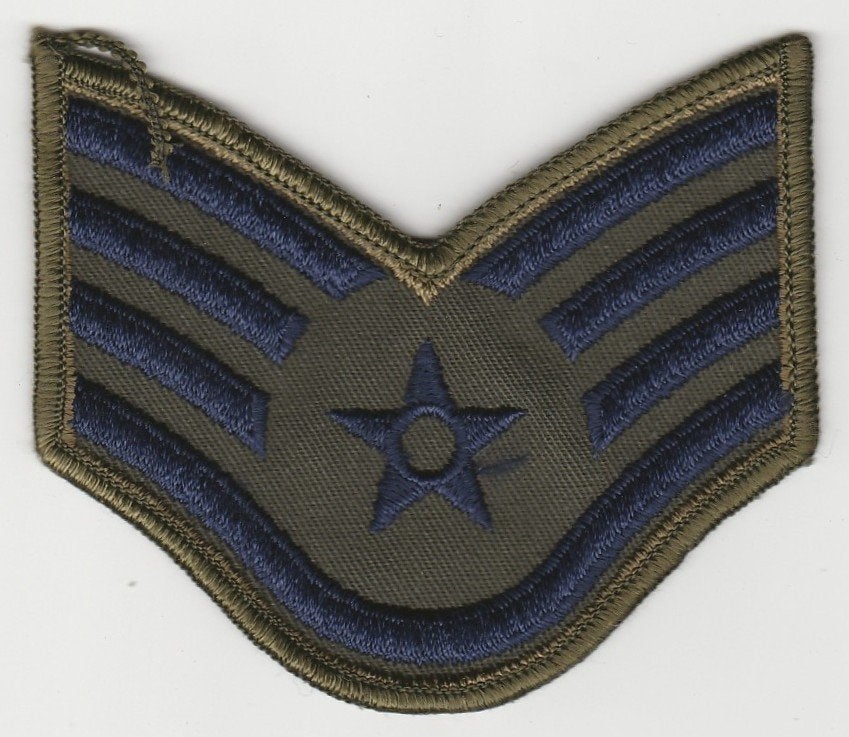 rang US Air Force (USAF) - Staff Sergeant,, Ophalen of Verzenden, Luchtmacht, Amerika, Embleem of Badge