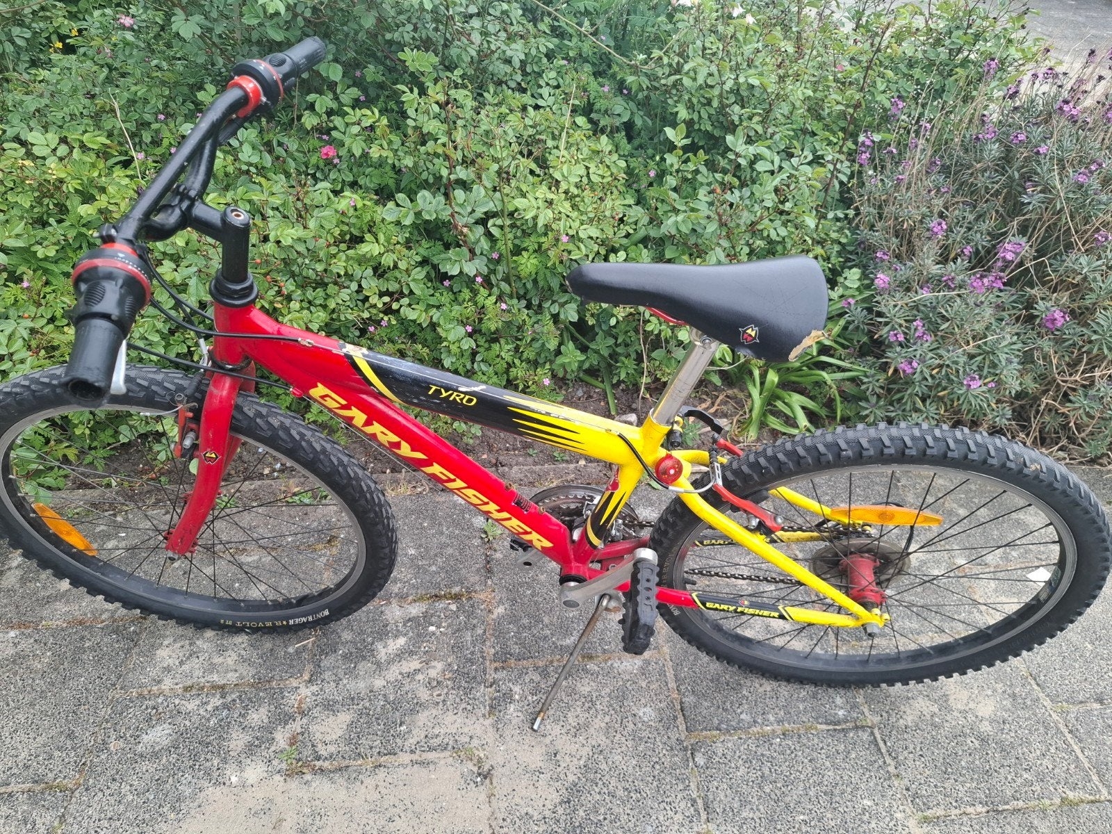 Mountainbike fiets voor jongens kinderen, Ophalen, Gebruikt, Staal, 24 inch of meer