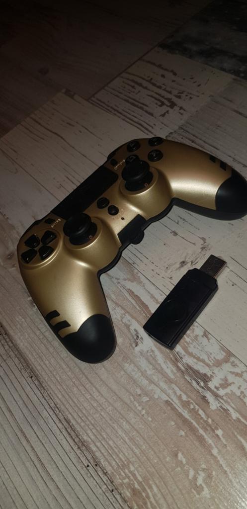 Gouden Game Controller met USB-dongle, Ophalen, Gebruikt, Overige typen