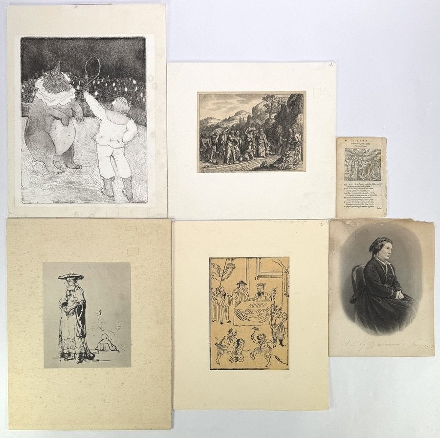 135. Etsen, gravures en houtsneden, 16e–19e eeuw, Ophalen