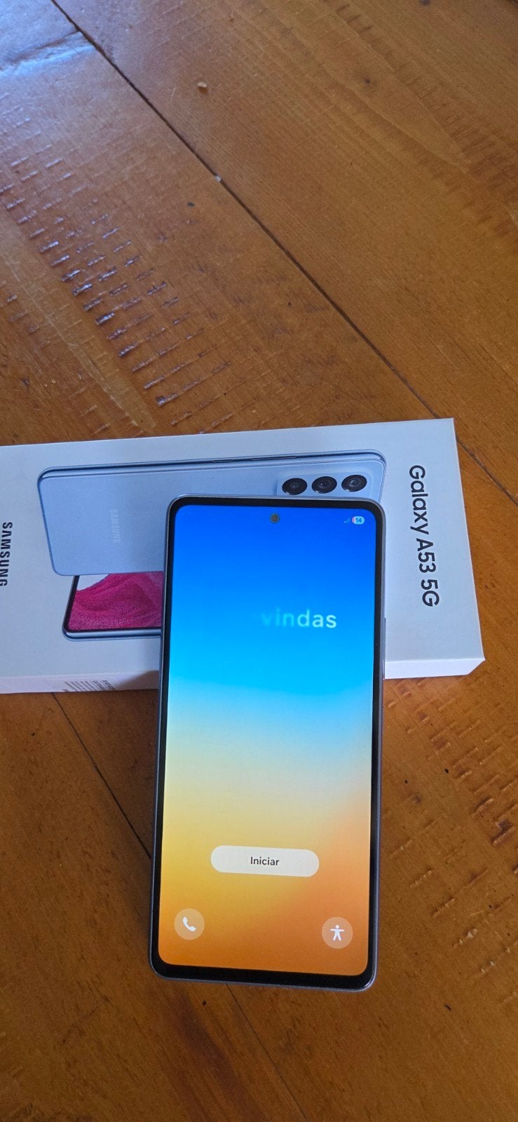 Samsung Galaxy A53 5G 128GB Blauw, Telecommunicatie, Mobiele telefoons | Samsung, Blauw, Touchscreen, Ophalen of Verzenden, Zo goed als nieuw