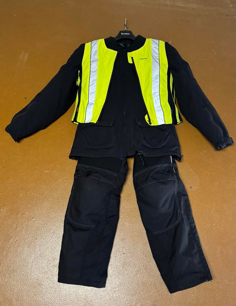 Mooi degelijk compleet motorpak en veiligheidshesje, Motoren, Kleding | Motorkleding, Ophalen, Tweedehands, Dames, Combipak