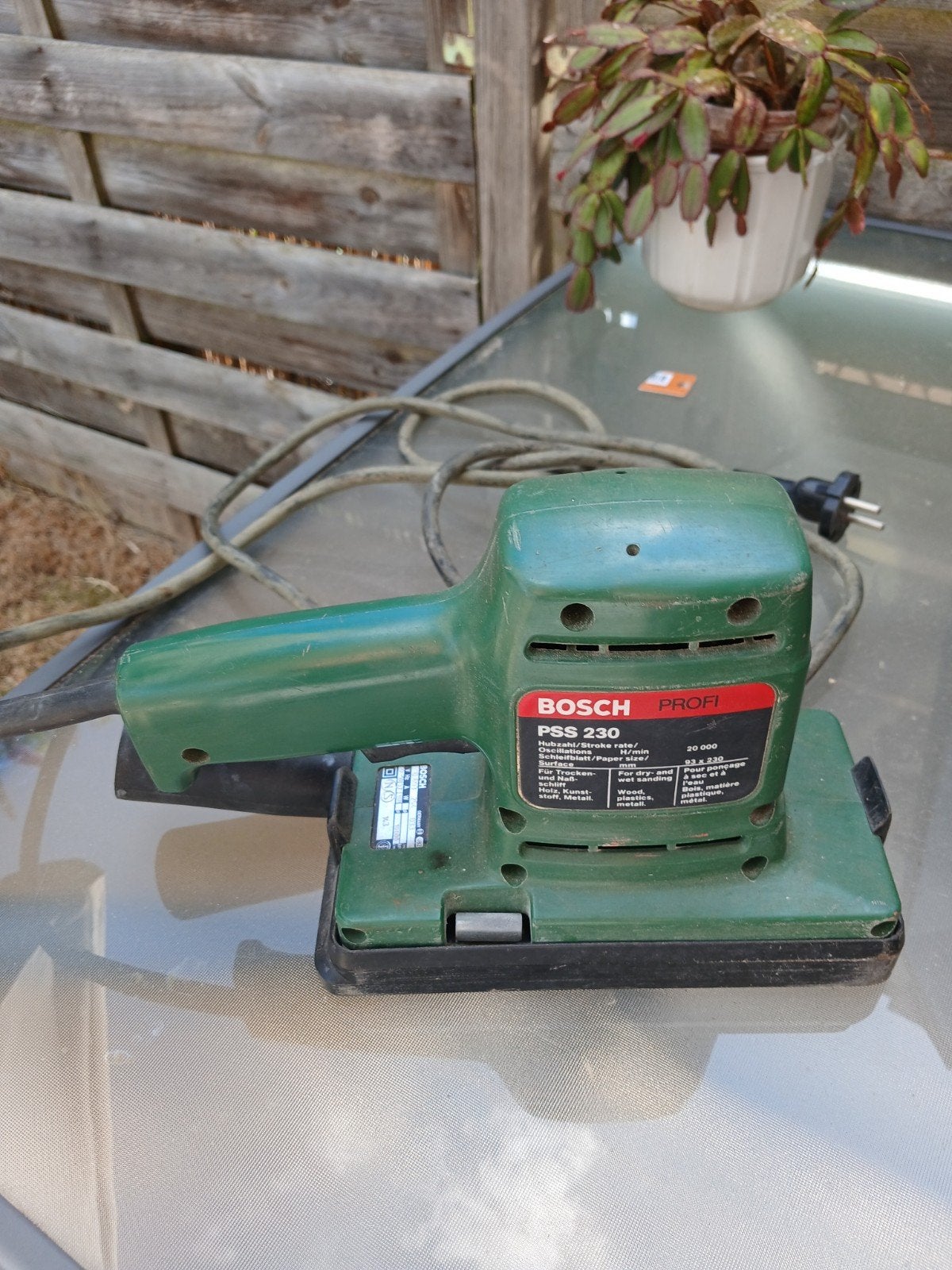 Bosch PSS 230 Vlakschuurmachine - Gebruikt, Ophalen of Verzenden