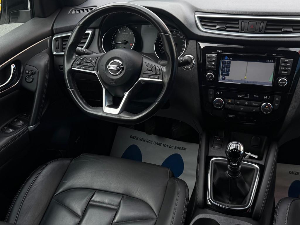 Nissan Qashqai 1.2 Tekna + - PANORAMADAK - LEDER - 360 CAMER, Voorwielaandrijving, Gebruikt, 4 cilinders, 116 pk