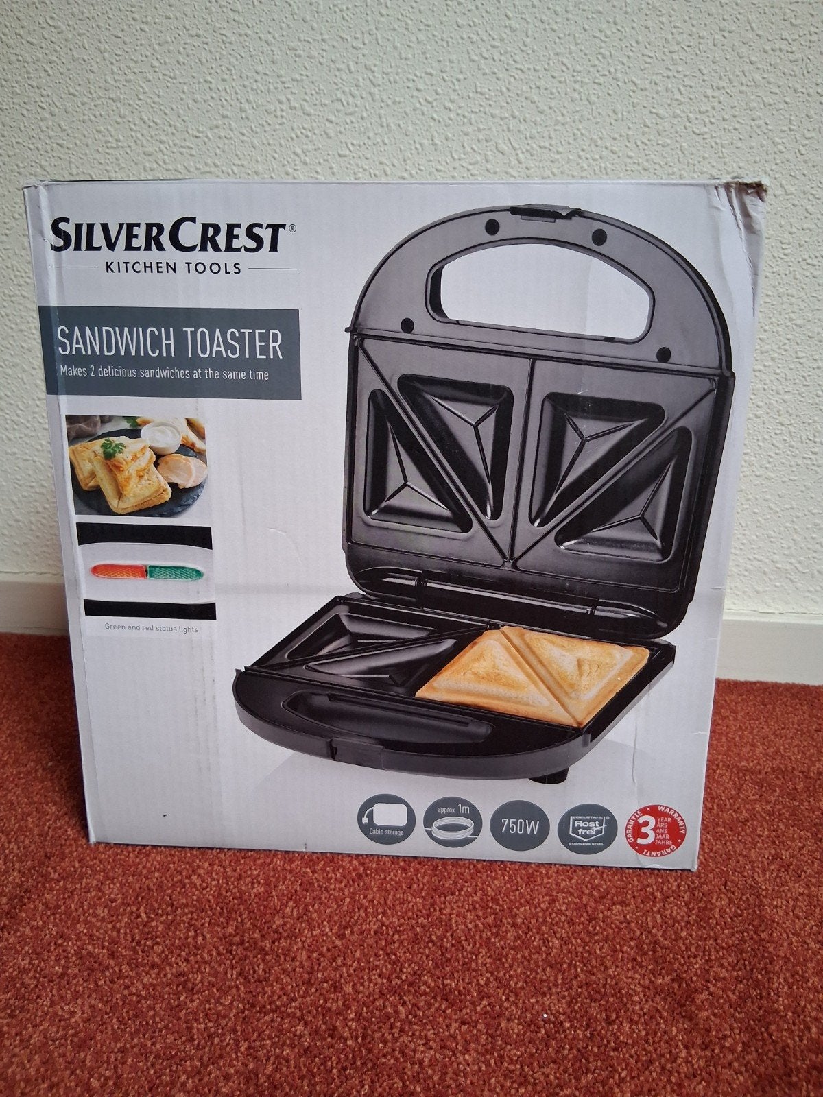Sandwich toaster, Ophalen, Nieuw