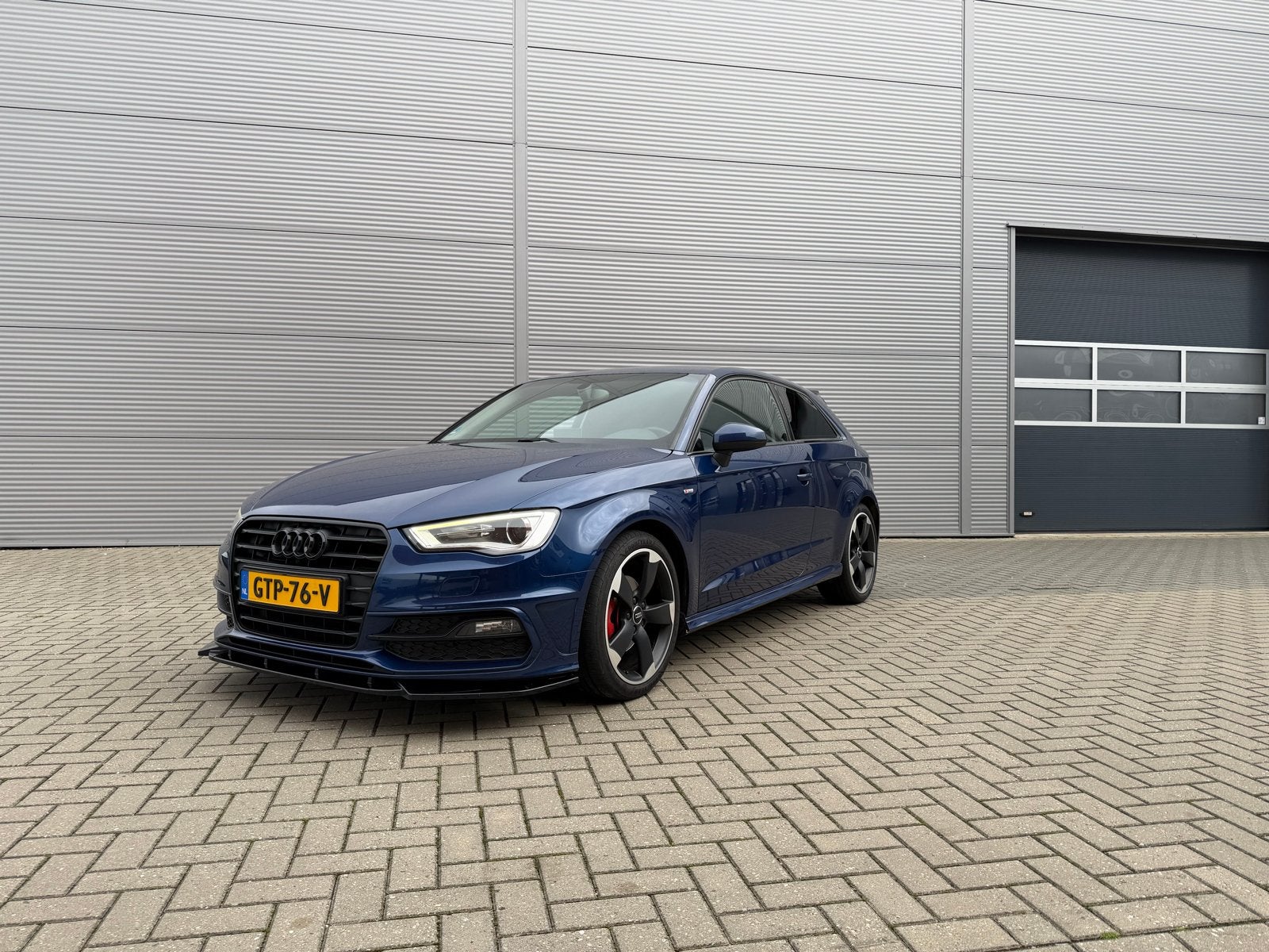Audi A3 | 3X S Line | Carplay |1.4 Tfsi 90KW 3D 2014 Blauw, Auto's, Voorwielaandrijving, Stof, Bi-Xenon koplampen, 4 cilinders