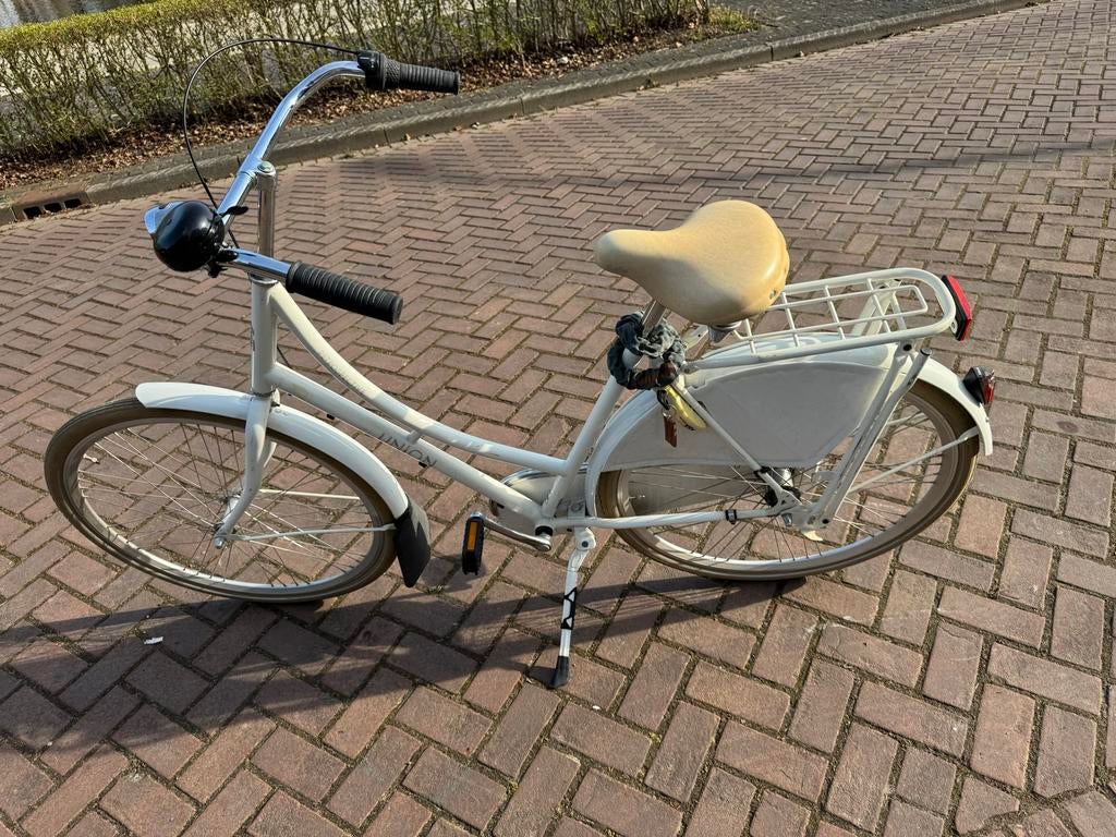 Crème witte Union fiets met 3 versnellingen en slot, Fietsen en Brommers, Fietsen | Dames | Omafietsen, Ophalen of Verzenden, Zo goed als nieuw