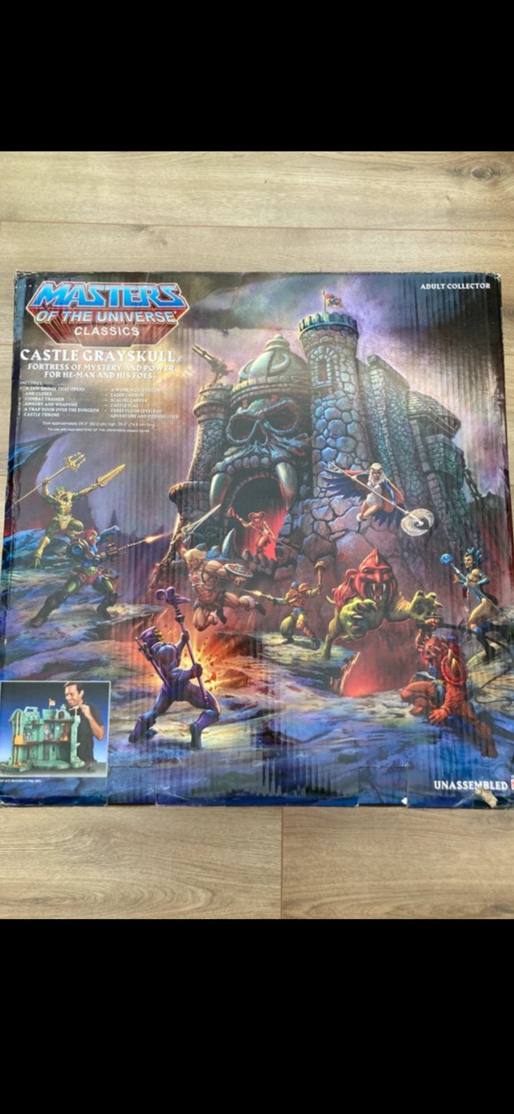 Masters of the universe classics grayskull, Kinderen en Baby's, Speelgoed | Actiefiguren, Verzenden, Zo goed als nieuw